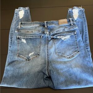Women's BKE Parker Distressed Jeans High Rise Ankle Skinny size 29
